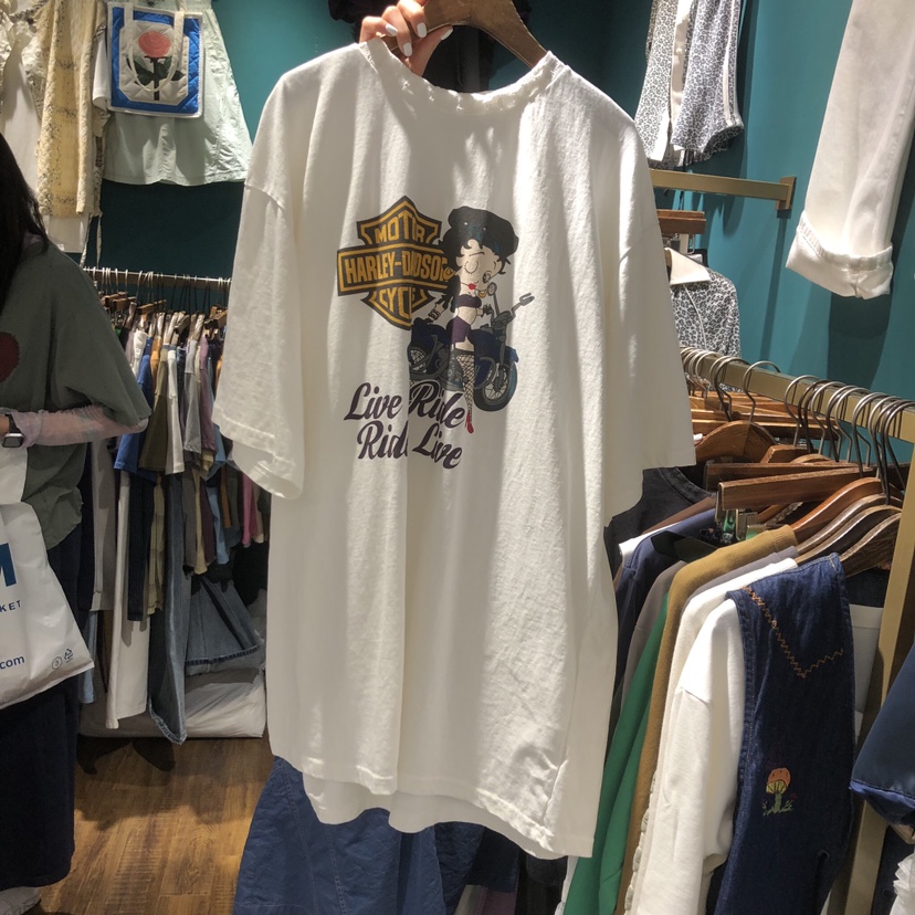 MERCI LINDA韓國代購女士新品職業推薦休閑時尚人氣真品T恤MERCI LINDAT恤圖色2