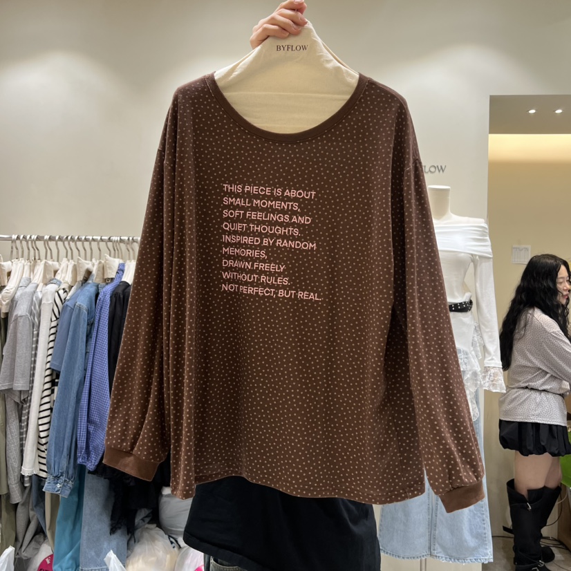 BY FLOW東大門代購女裝新品真品熱賣職業長袖T恤不含腰帶BY FLOW長袖T恤圖色2