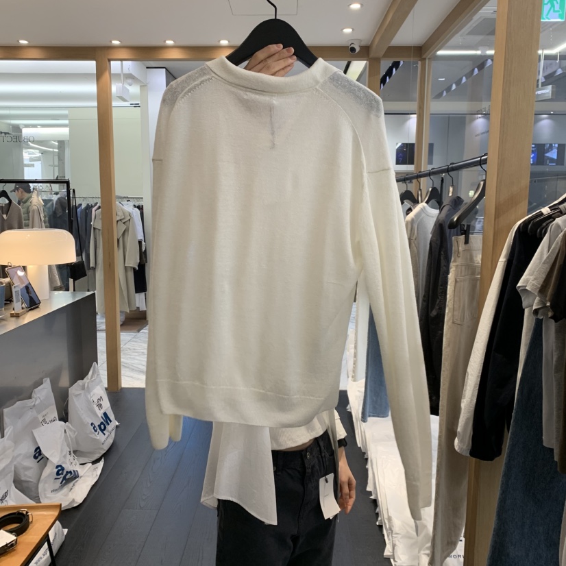 OBJECT韓國代購女裝新款職業熱賣休閑真品時尚針織衫亞麻OBJECT針織衫