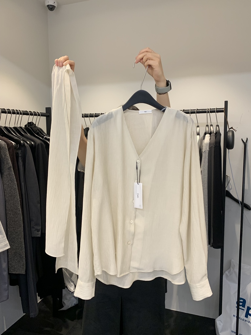 FORTH東大門代購女士新款26春夏職業時尚人氣真品襯衫蕾絲衫FORTH襯衫/蕾絲衫圖色2