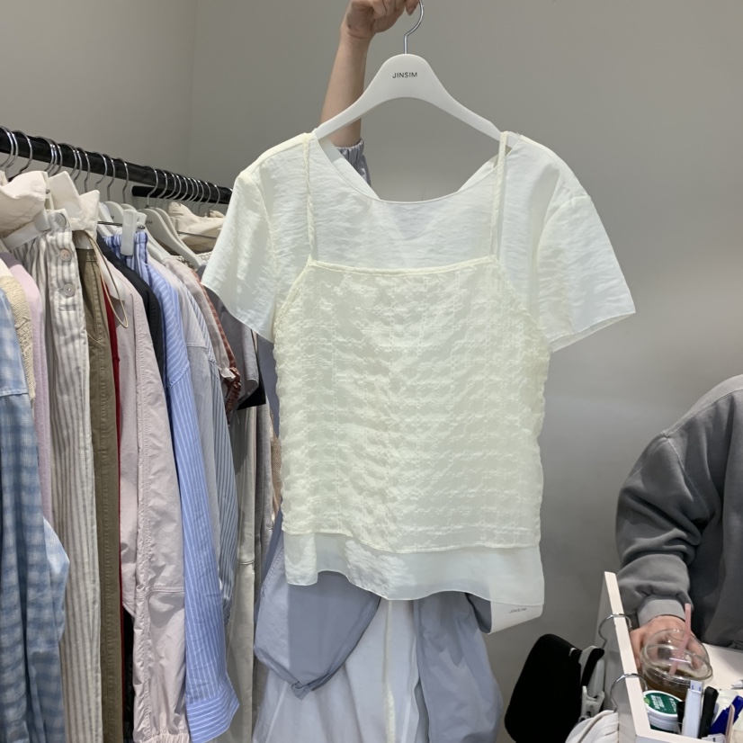 JINSIM東大門實拍女士新款休閑時尚推薦熱賣26春夏真品套裝JINSIM套裝圖色1