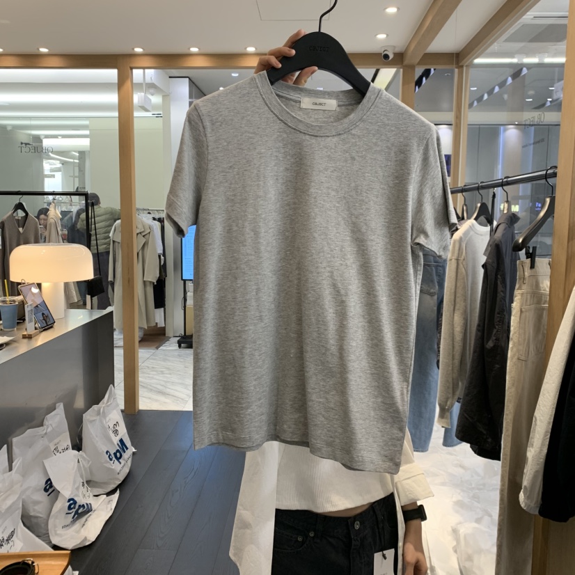 OBJECT東大門直郵女裝新款熱賣推薦真品人氣26春夏時尚T恤OBJECTT恤圖色3