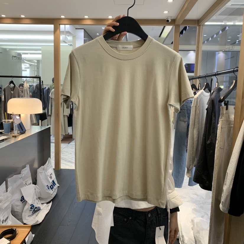 OBJECT東大門直郵女裝新款熱賣推薦真品人氣26春夏時尚T恤OBJECTT恤圖色4