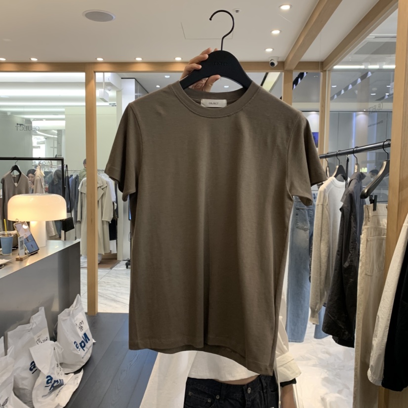 OBJECT東大門直郵女裝新款熱賣推薦真品人氣26春夏時尚T恤OBJECTT恤圖色5