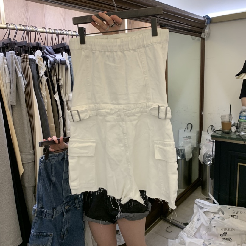 VIRKIN東大門直郵女裝新品人氣真品連體褲不含內搭口袋短款VIRKIN連體褲