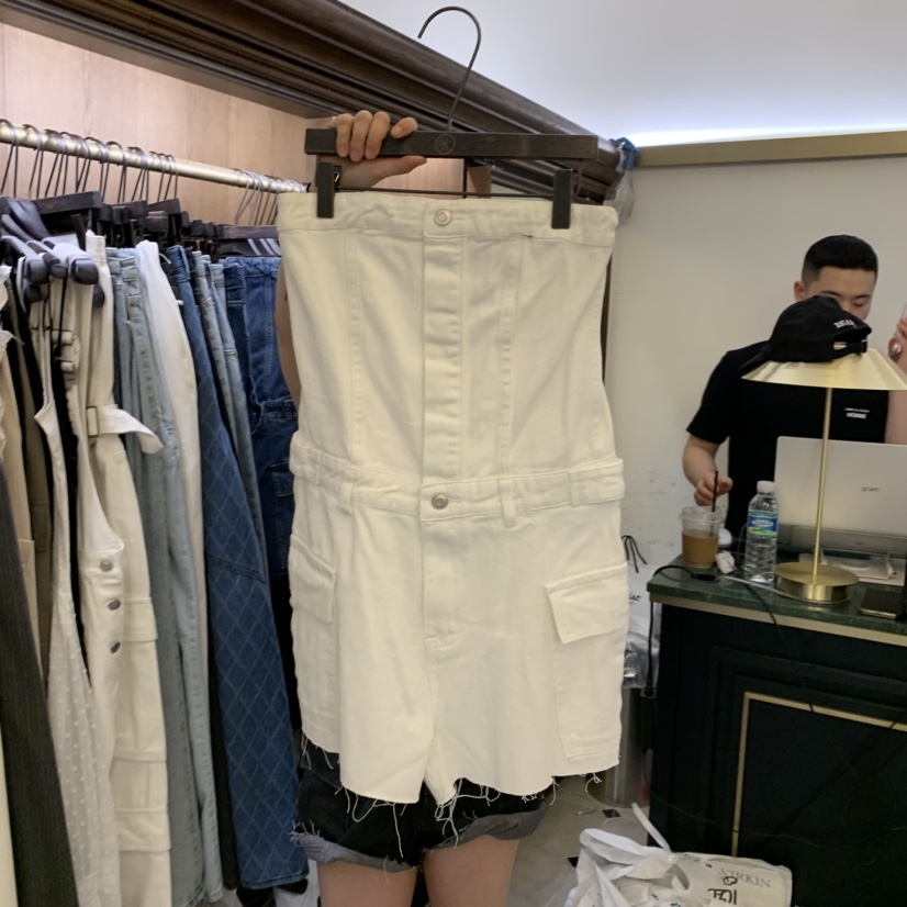 VIRKIN東大門直郵女裝新品人氣真品連體褲不含內搭口袋短款VIRKIN連體褲圖色3