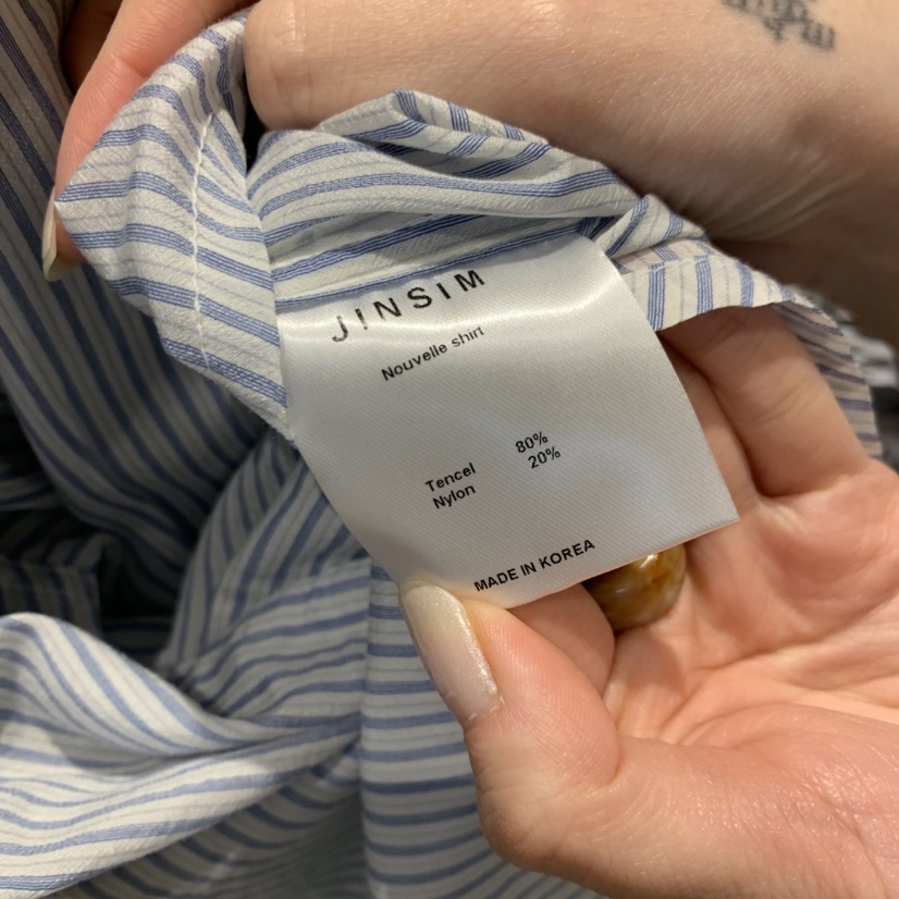 JINSIM東大門直郵女裝新品休閑26春夏人氣時尚襯衫蕾絲衫JINSIM襯衫/蕾絲衫