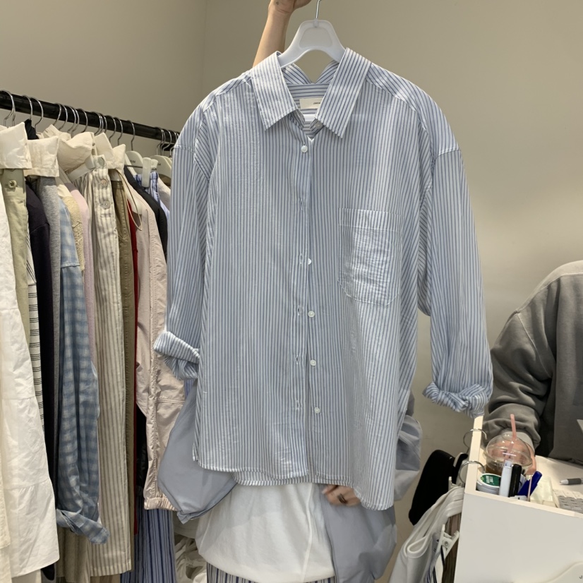 JINSIM東大門直郵女裝新品休閑26春夏人氣時尚襯衫蕾絲衫JINSIM襯衫/蕾絲衫圖色3