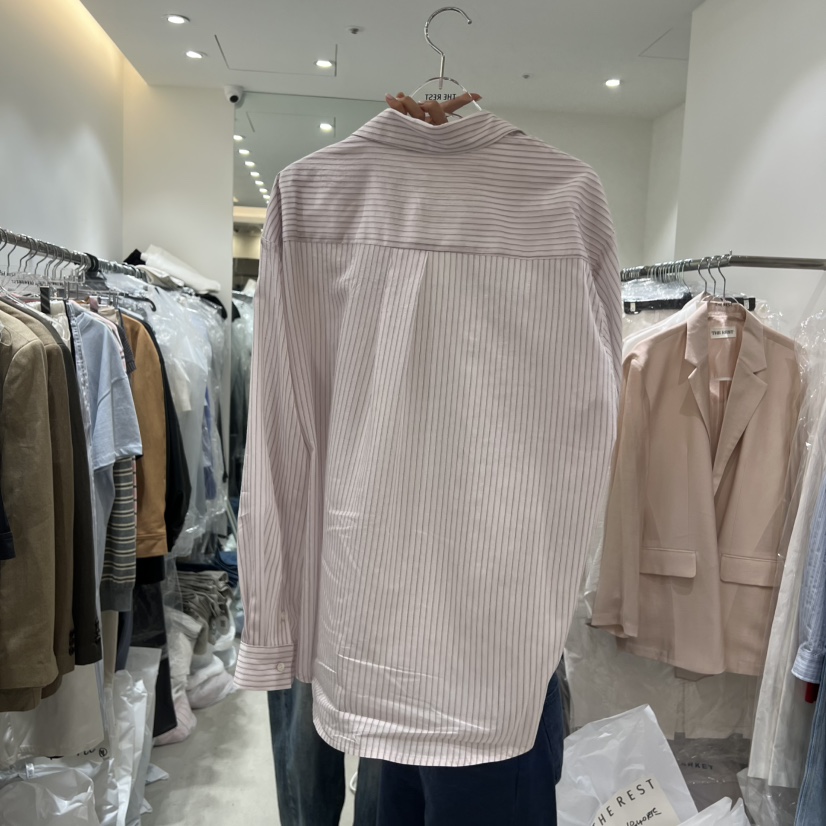 THE REST韓國代購女裝新品推薦職業休閑熱賣真品襯衫蕾絲衫THE REST/UNNOEUD襯衫/蕾絲衫