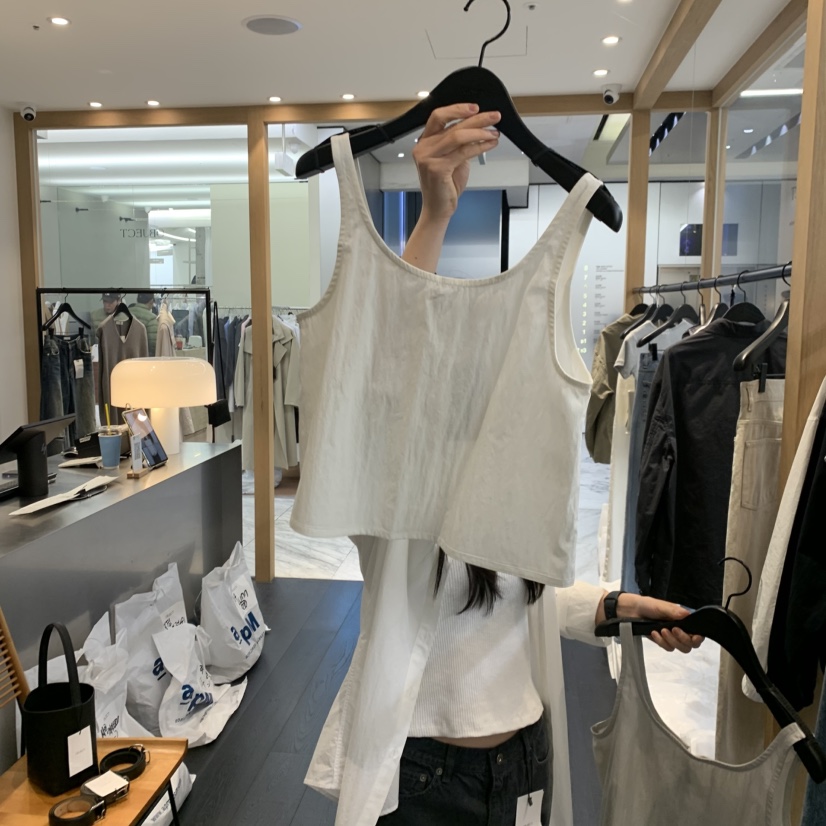 OBJECT東大門直郵女士新品推薦真品職業時尚26春夏吊帶背心OBJECT吊帶/背心圖色1