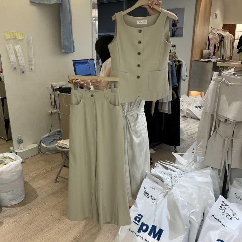 W AND J韓國直郵女裝新品真品職業時尚休閑26春夏推薦套裝W AND J套裝圖色1