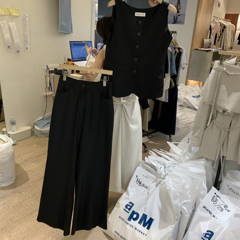 W AND J韓國直郵女裝新品真品職業時尚休閑26春夏推薦套裝W AND J套裝圖色2