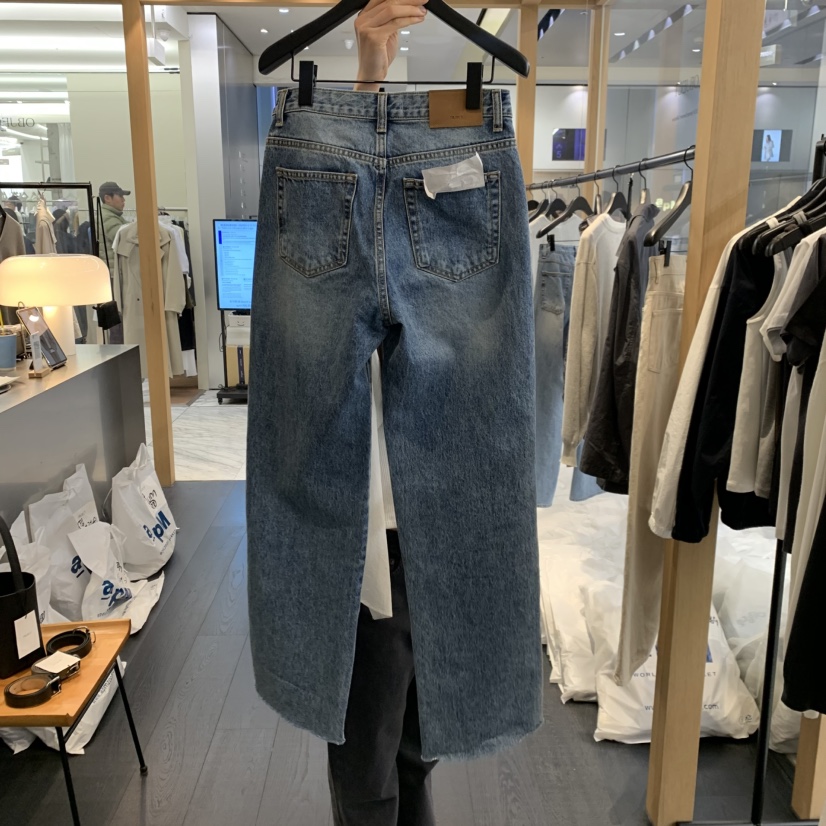 OBJECT韓國代購女士新品推薦人氣休閑真品時尚職業牛仔褲OBJECT牛仔褲