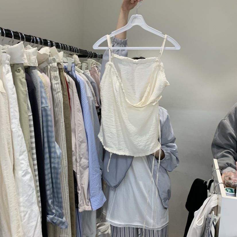 JINSIM東大門直郵女裝新品推薦時尚熱賣26春夏真品吊帶背心JINSIM吊帶/背心圖色1