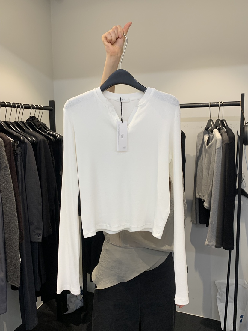 FORTH東大門直郵女裝新品時尚真品推薦熱賣26春夏長袖T恤FORTH長袖T恤圖色1