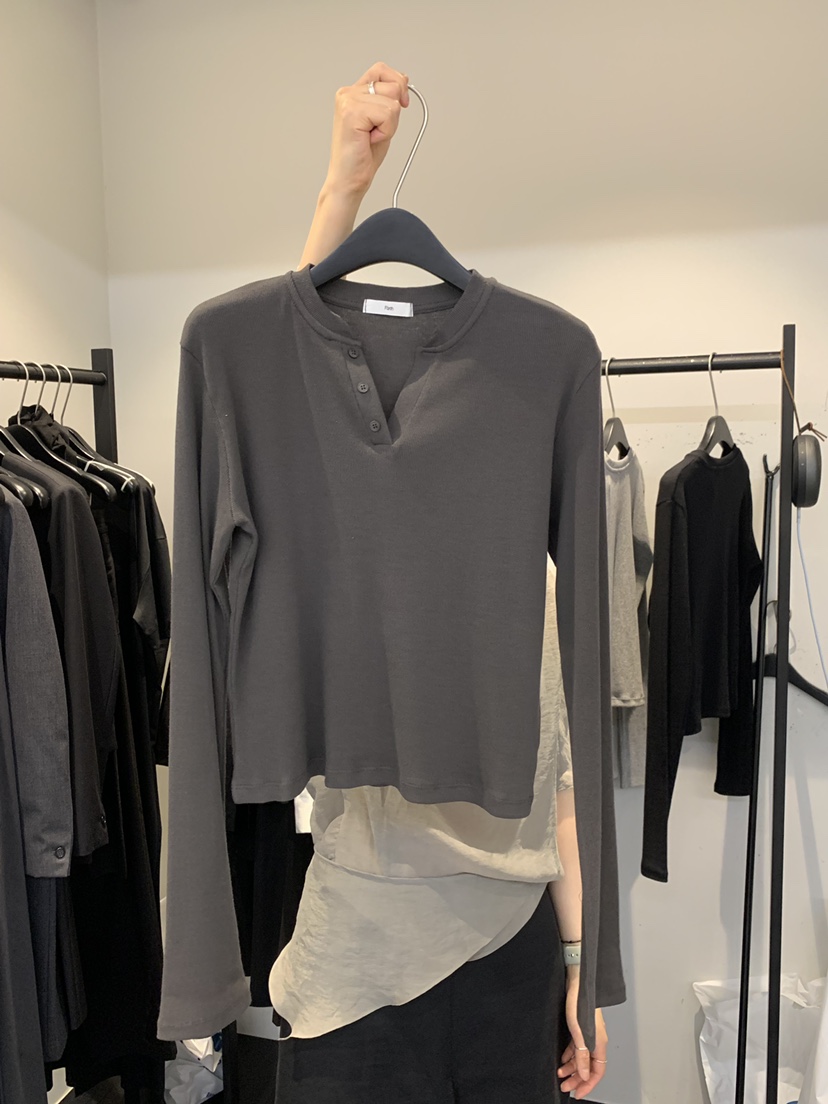 FORTH東大門直郵女裝新品時尚真品推薦熱賣26春夏長袖T恤FORTH長袖T恤圖色3