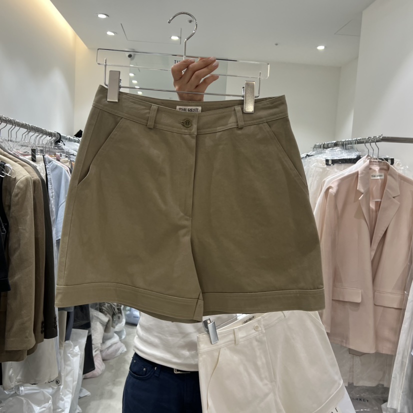 THE REST東大門實拍女士新款休閑人氣26春夏熱賣推薦短褲THE REST/UNNOEUD短褲圖色2