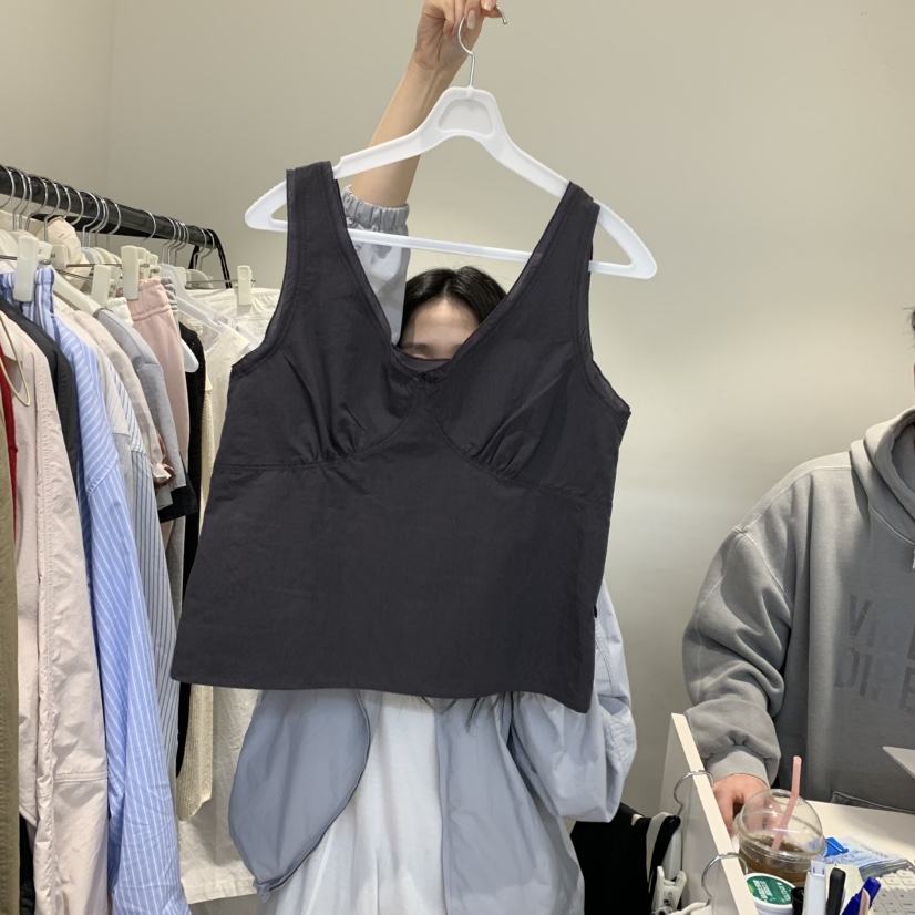 JINSIM東大門代購女裝新款人氣熱賣休閑職業時尚吊帶背心JINSIM吊帶/背心圖色2