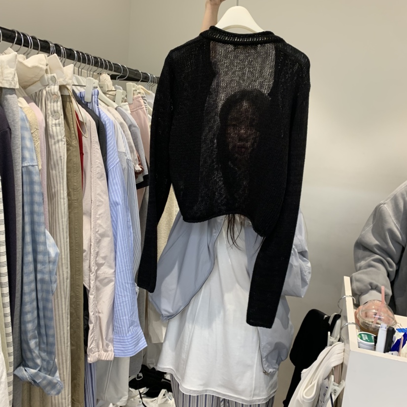 JINSIM東大門實拍女裝新款時尚人氣職業26春夏針織衫保暖開衫JINSIM針織衫