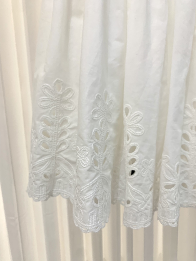 FABRIC東大門代購女裝新品推薦休閑26春夏半身裙中短裙刺繡FABRIC半身裙/中短裙