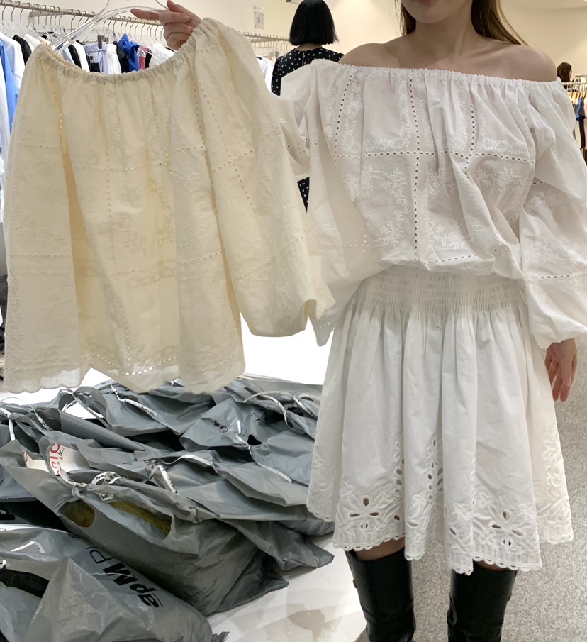 FABRIC東大門直郵女士新品真品休閑26春夏人氣襯衫蕾絲衫FABRIC襯衫/蕾絲衫