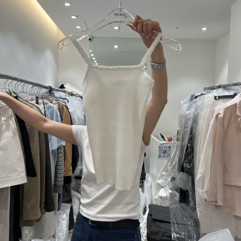 THE REST韓國代購女裝新款推薦人氣熱賣26春夏時尚吊帶背心THE REST/UNNOEUD吊帶/背心圖色1