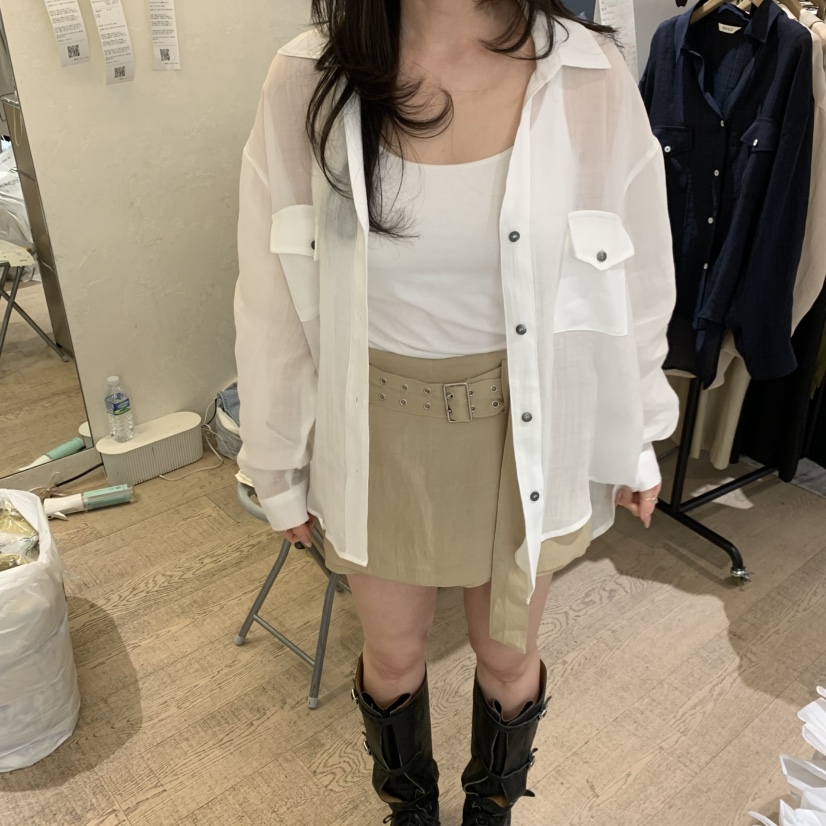 W AND J東大門代購女士新品時尚真品職業熱賣襯衫蕾絲衫W AND J襯衫/蕾絲衫圖色2