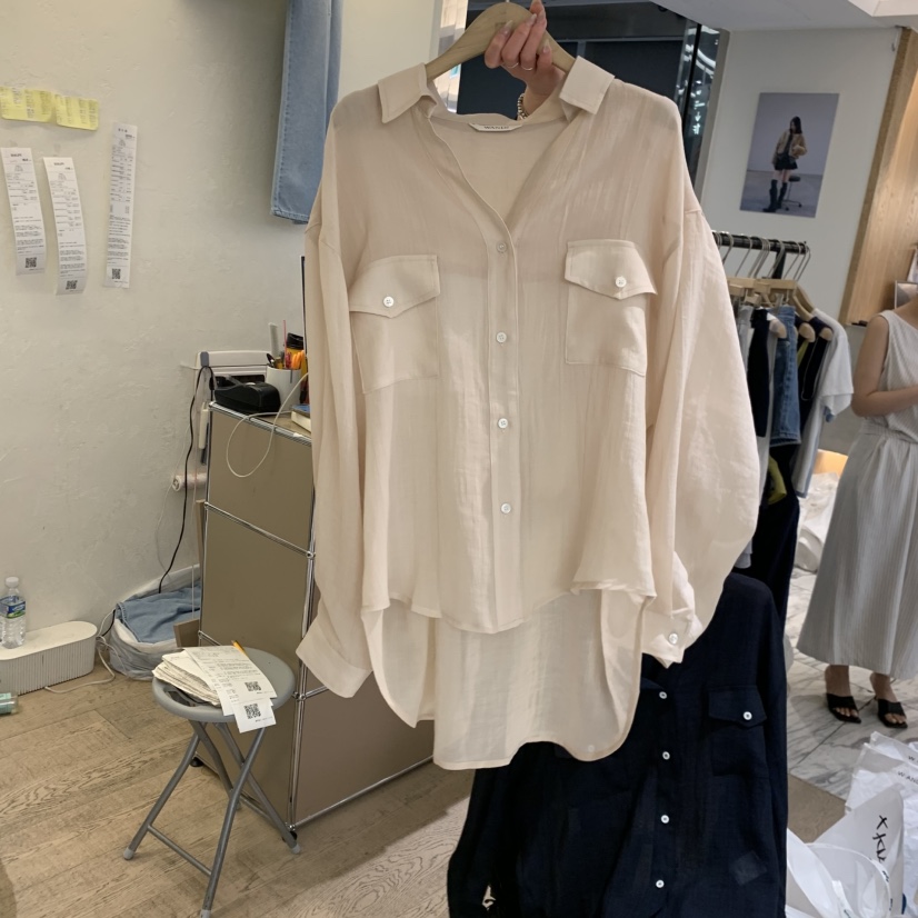 W AND J東大門代購女士新品時尚真品職業熱賣襯衫蕾絲衫W AND J襯衫/蕾絲衫圖色3