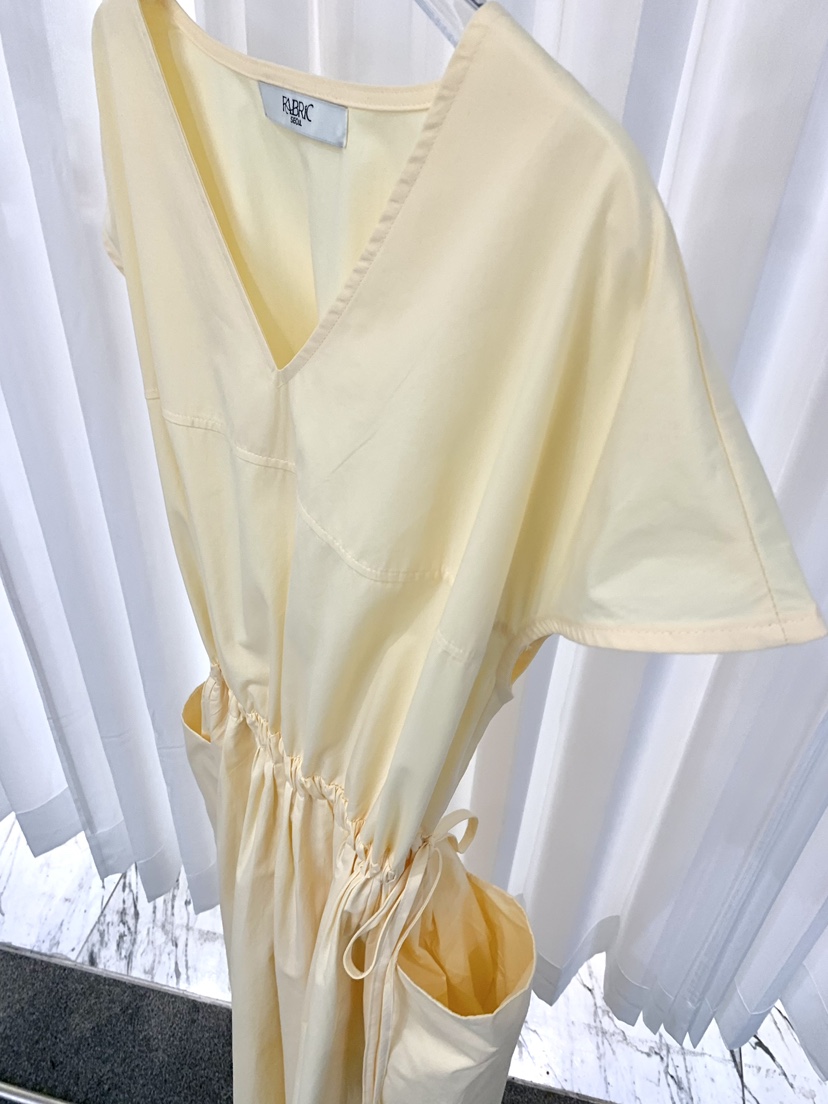 FABRIC韓國代購女士新款人氣26春夏職業時尚真品推薦連衣裙FABRIC連衣裙