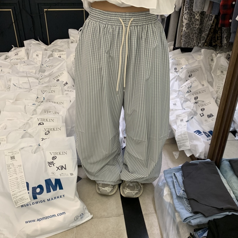 VIRKIN東大門代購女士新品26春夏熱賣時尚休閑人氣休閑褲VIRKIN休閑褲圖色2