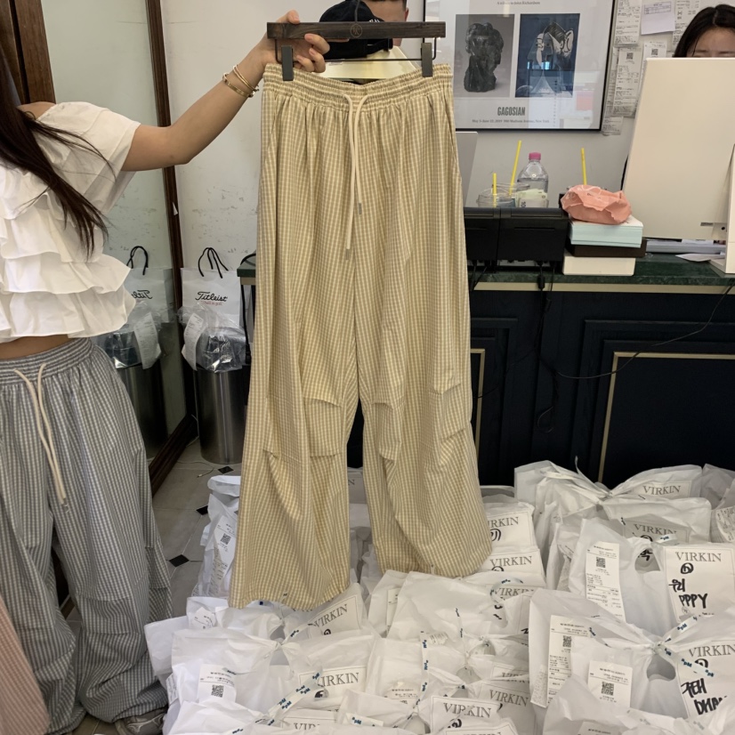 VIRKIN東大門代購女士新品26春夏熱賣時尚休閑人氣休閑褲VIRKIN休閑褲圖色3