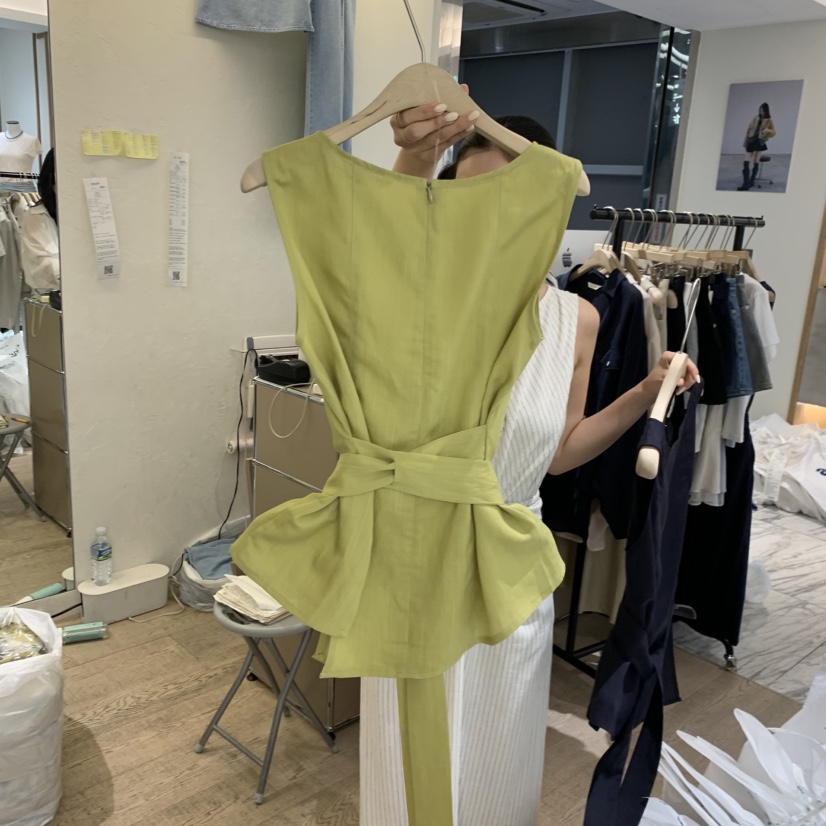 W AND J東大門實拍女裝新品人氣職業26春夏休閑吊帶背心W AND J吊帶/背心
