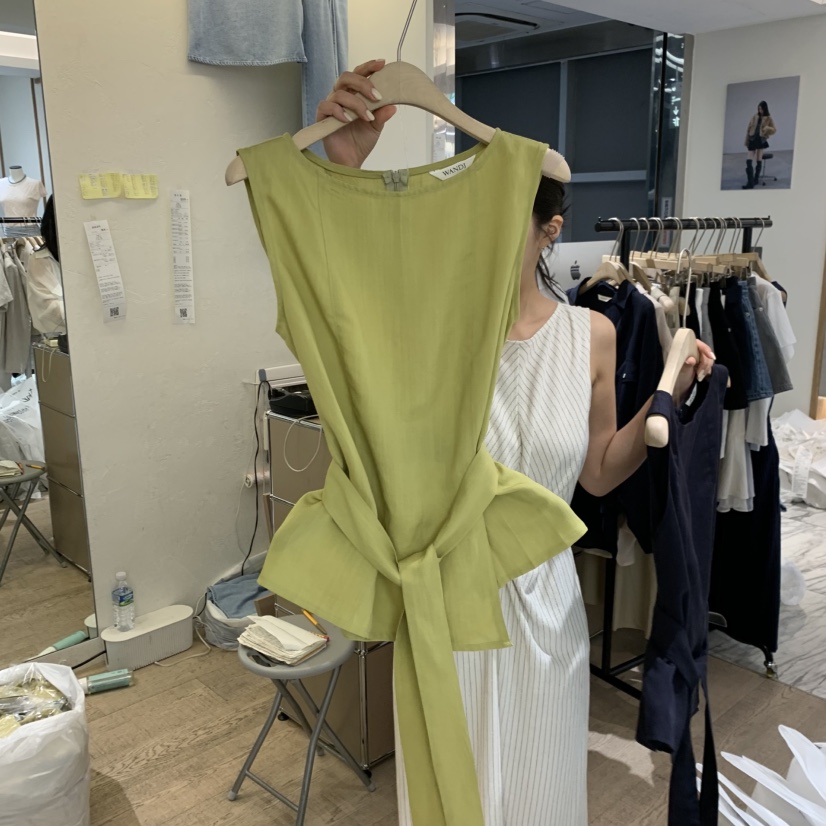 W AND J東大門實拍女裝新品人氣職業26春夏休閑吊帶背心W AND J吊帶/背心圖色1