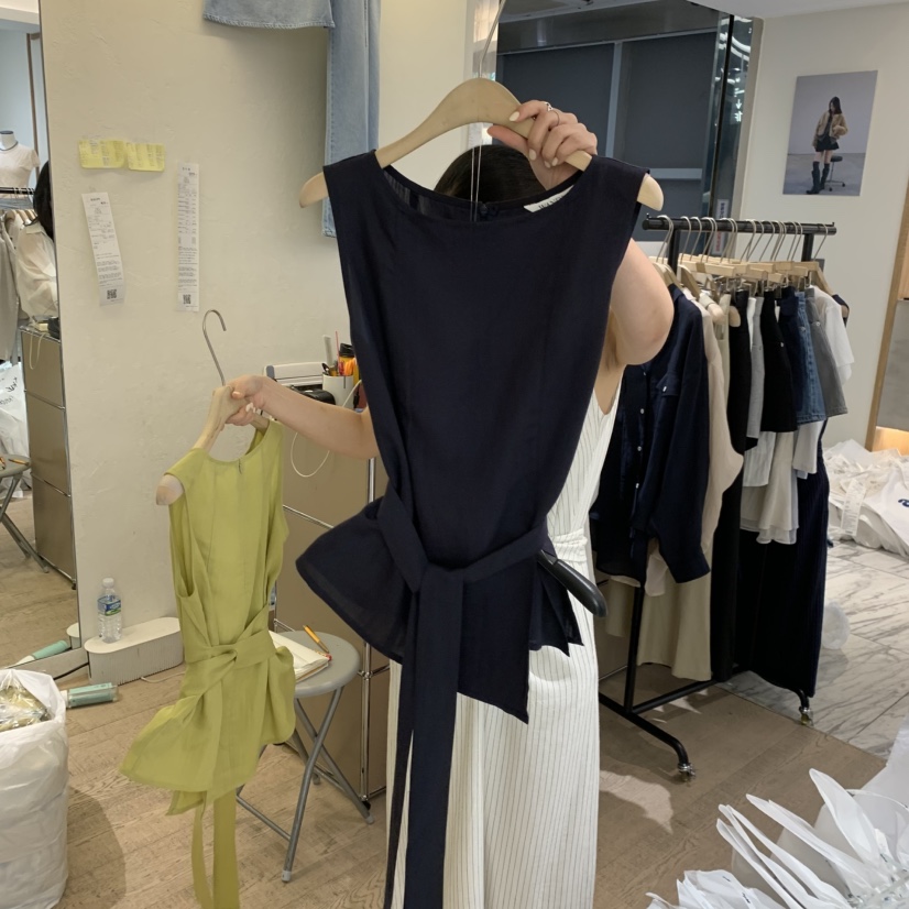W AND J東大門實拍女裝新品人氣職業26春夏休閑吊帶背心W AND J吊帶/背心圖色2