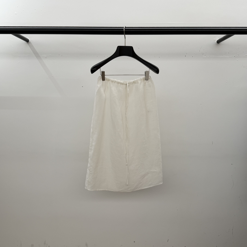 ID韓國代購女士新品人氣推薦熱賣26春夏半身裙中短裙亞麻ID半身裙/中短裙圖色1