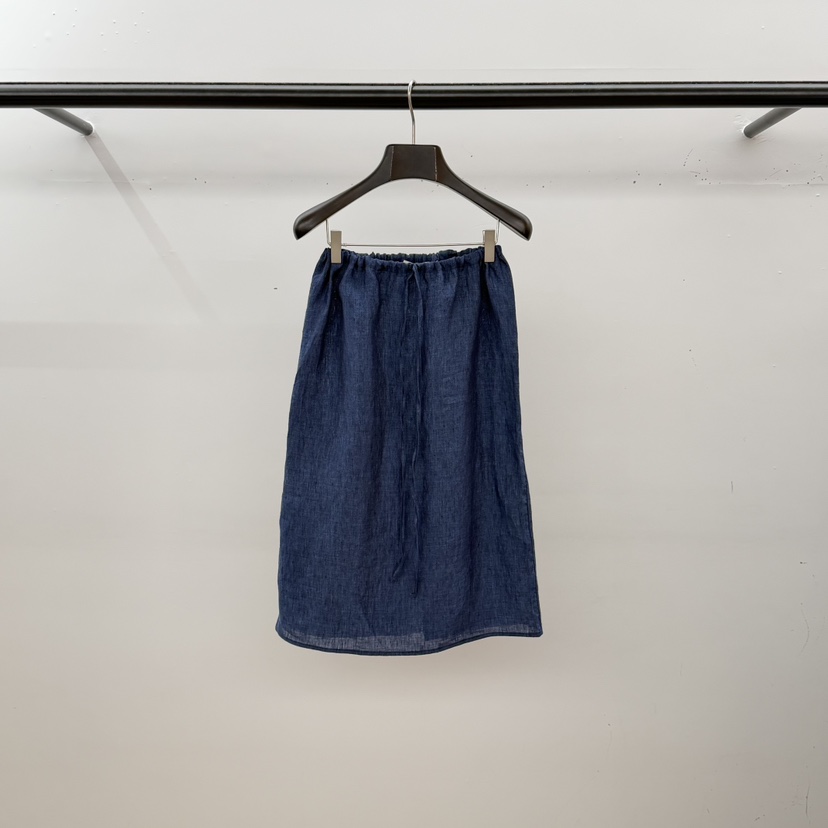 ID韓國代購女士新品人氣推薦熱賣26春夏半身裙中短裙亞麻ID半身裙/中短裙圖色2