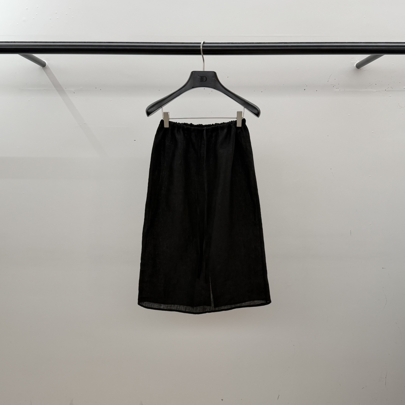 ID韓國代購女士新品人氣推薦熱賣26春夏半身裙中短裙亞麻ID半身裙/中短裙圖色3