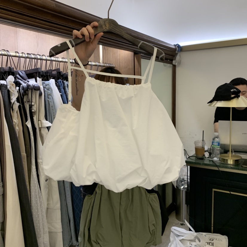 VIRKIN東大門實拍女裝新款職業推薦休閑襯衫蕾絲衫尼龍燈籠VIRKIN襯衫/蕾絲衫圖色4