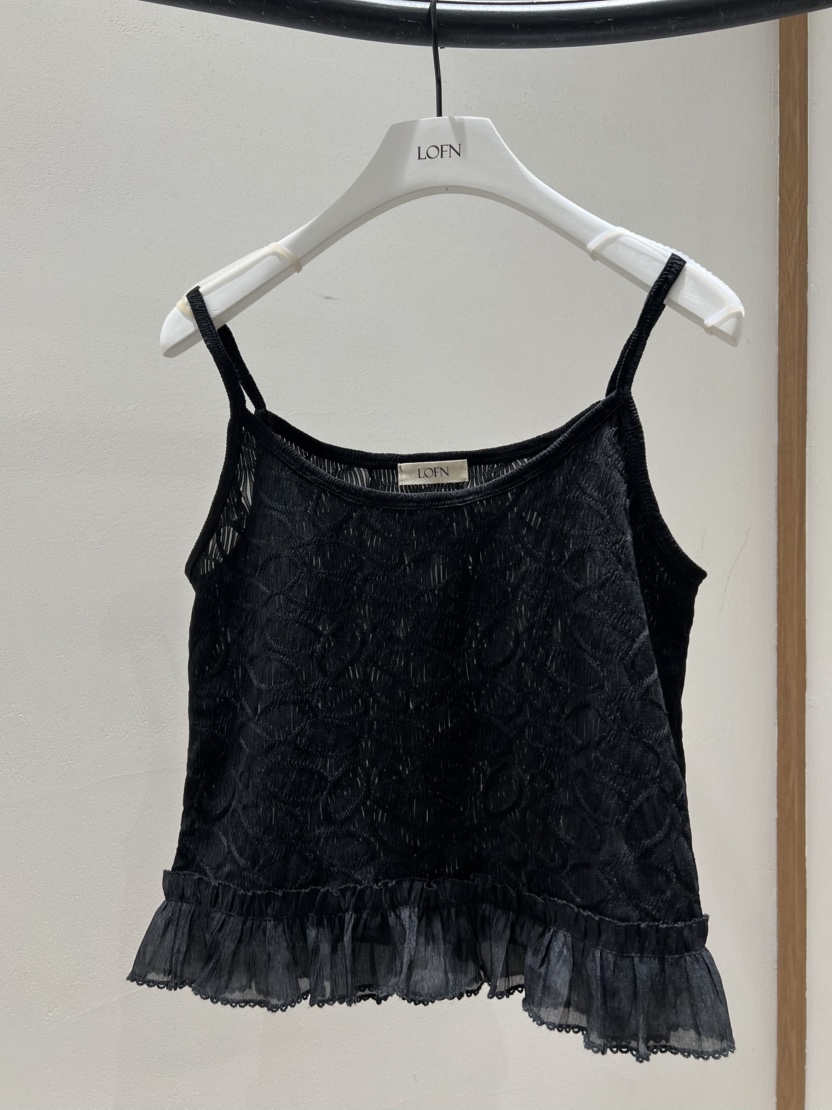 LOFN韓國直郵女裝新款真品時尚職業人氣26春夏熱賣吊帶背心LOFN吊帶/背心圖色2