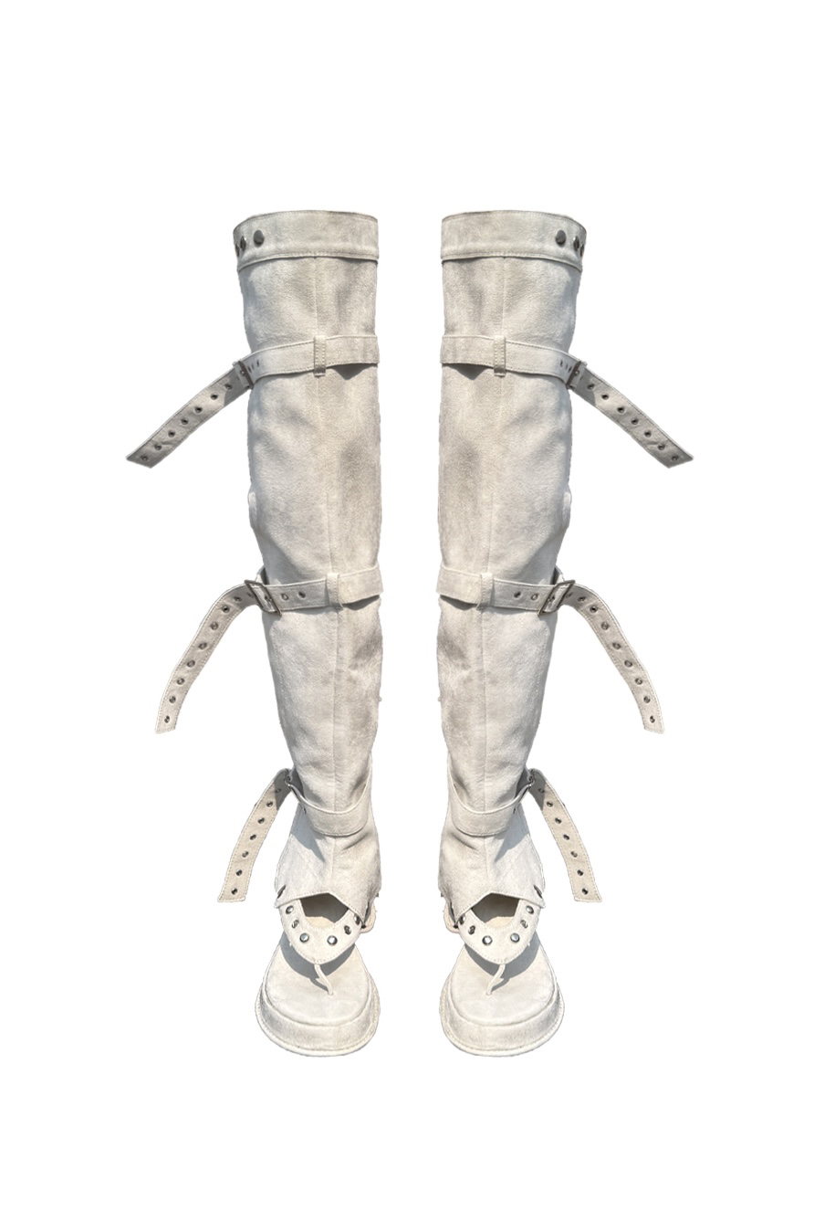 GATELESS韓國直郵女裝新款時尚人氣真品職業靴子可拆卸保暖GATELESS靴子