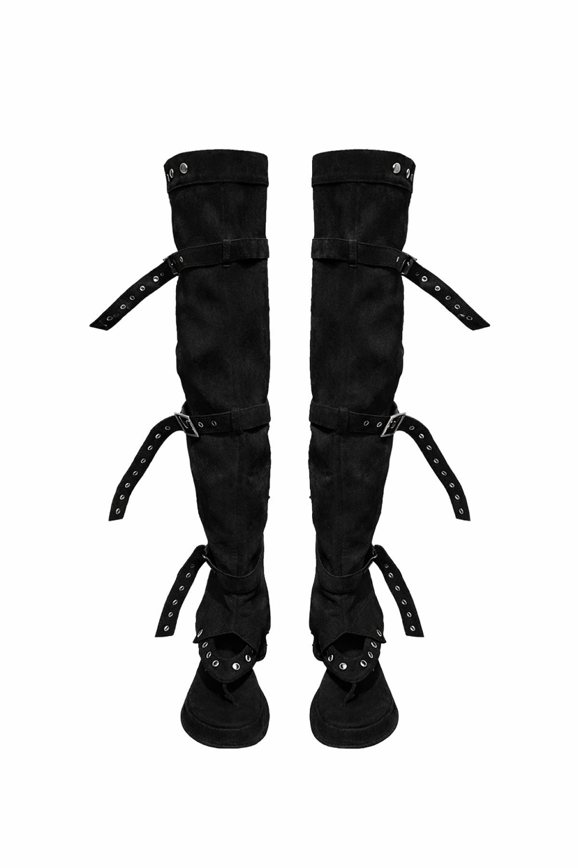 GATELESS韓國直郵女裝新款時尚人氣真品職業靴子可拆卸保暖GATELESS靴子