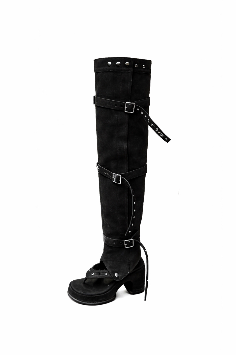 GATELESS韓國直郵女裝新款時尚人氣真品職業靴子可拆卸保暖GATELESS靴子圖色3