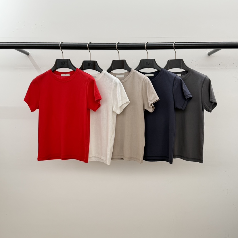 ID東大門直郵女士新款真品26春夏人氣休閑熱賣職業T恤刺繡IDT恤