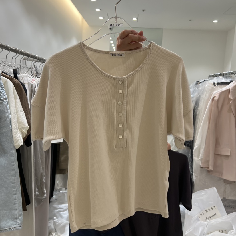 THE REST東大門實拍女士新品職業熱賣推薦時尚人氣休閑T恤THE REST/UNNOEUDT恤圖色2