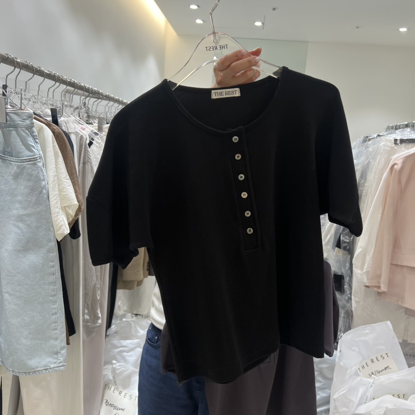 THE REST東大門實拍女士新品職業熱賣推薦時尚人氣休閑T恤THE REST/UNNOEUDT恤圖色3