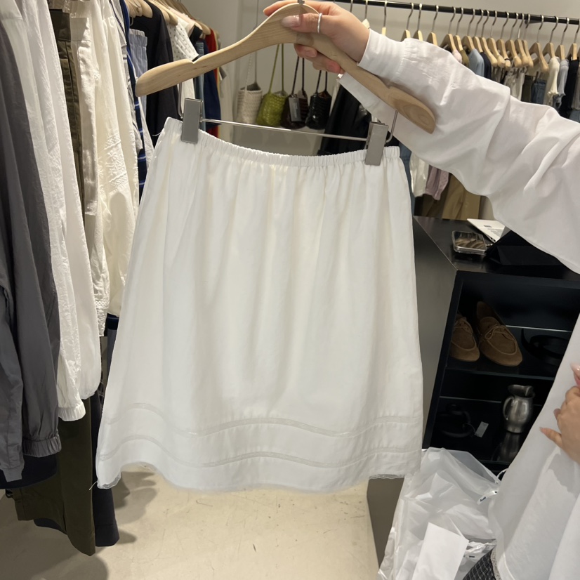 PLATE韓國代購女士新品26春夏熱賣真品時尚職業半身裙中短裙PLATE半身裙/中短裙圖色1