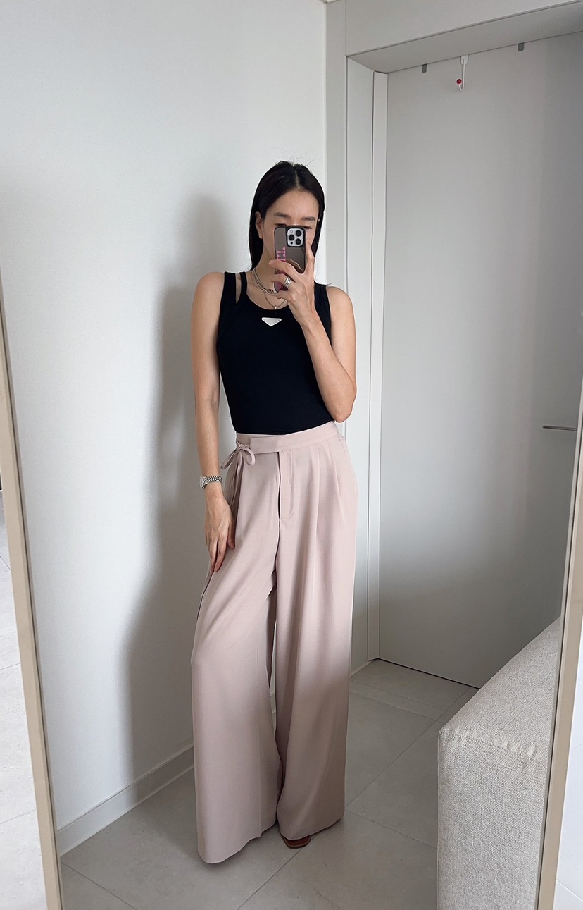 SOUIT韓國代購女士新品休閑熱賣真品人氣推薦職業26春夏休閑褲SOUIT by mabel-L休閑褲