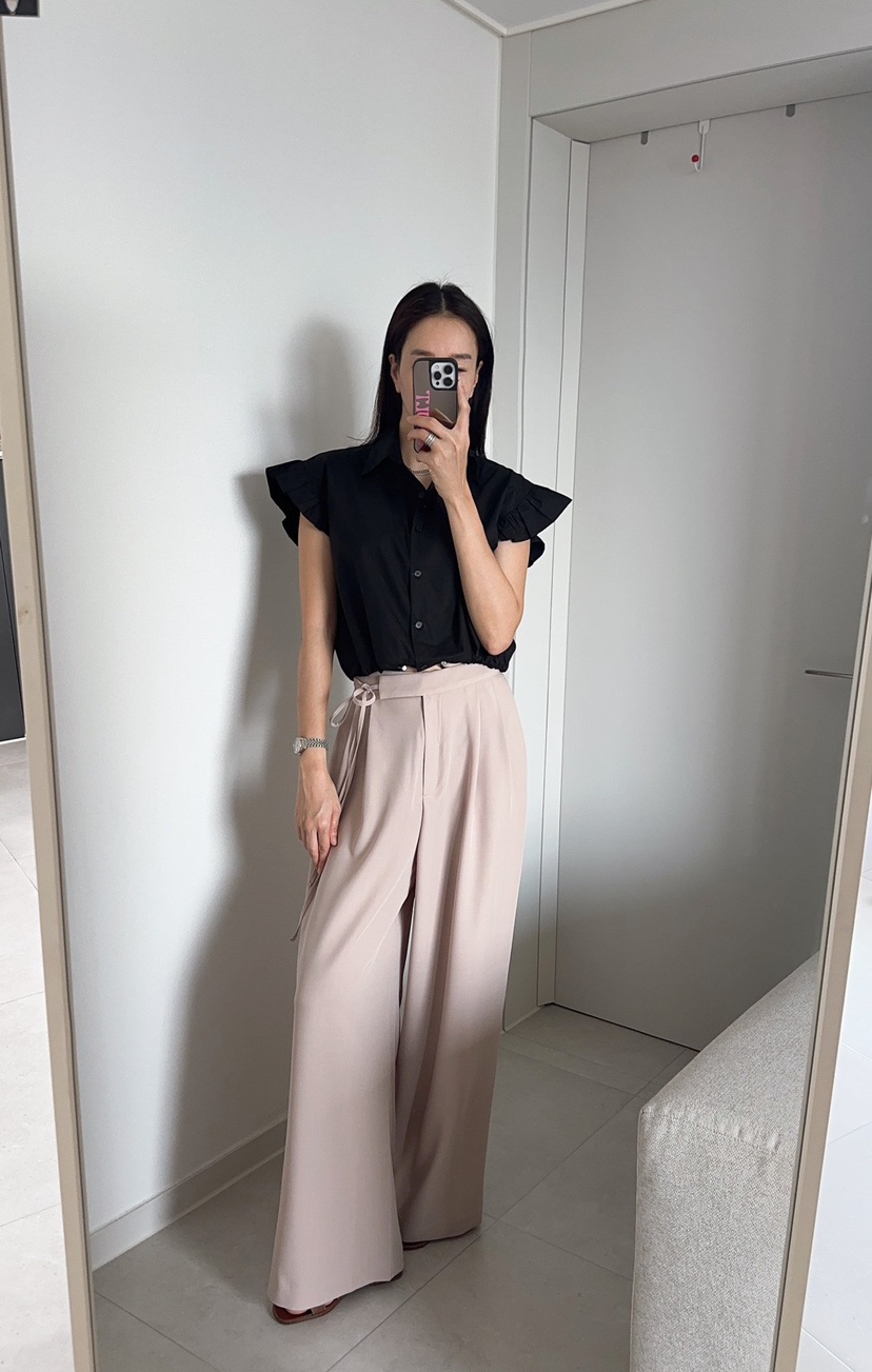 SOUIT韓國代購女士新品休閑熱賣真品人氣推薦職業26春夏休閑褲SOUIT by mabel-L休閑褲