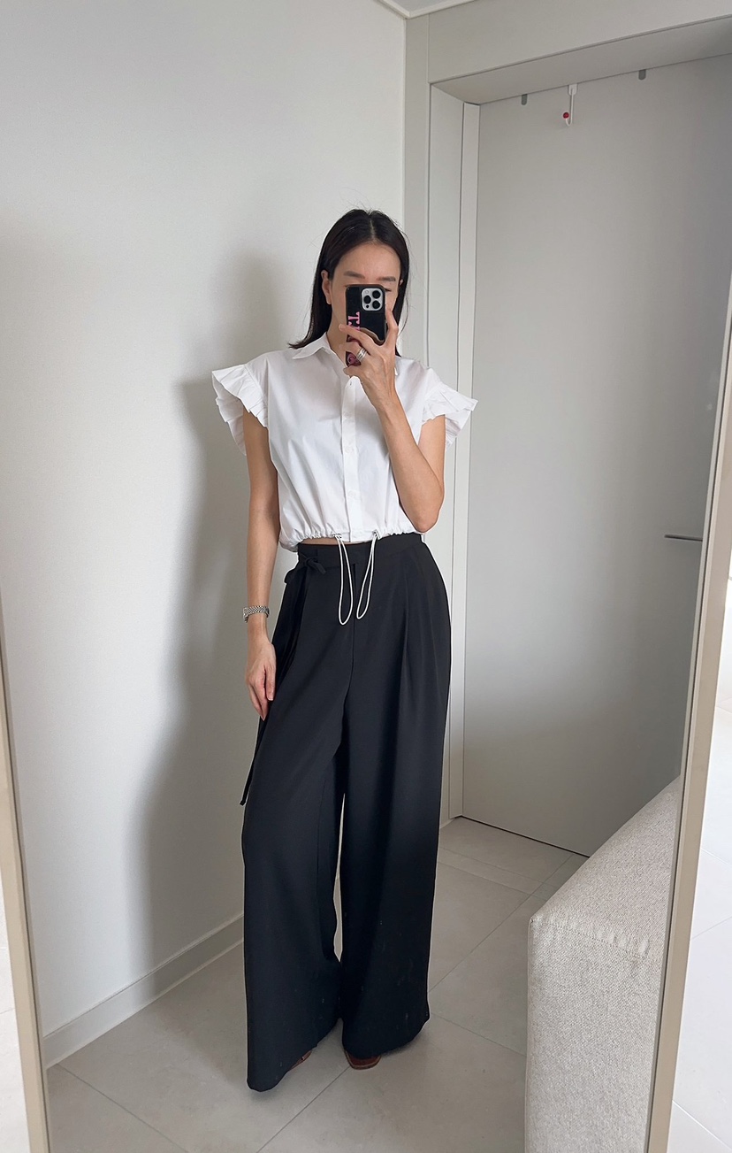 SOUIT韓國代購女士新品休閑熱賣真品人氣推薦職業26春夏休閑褲SOUIT by mabel-L休閑褲