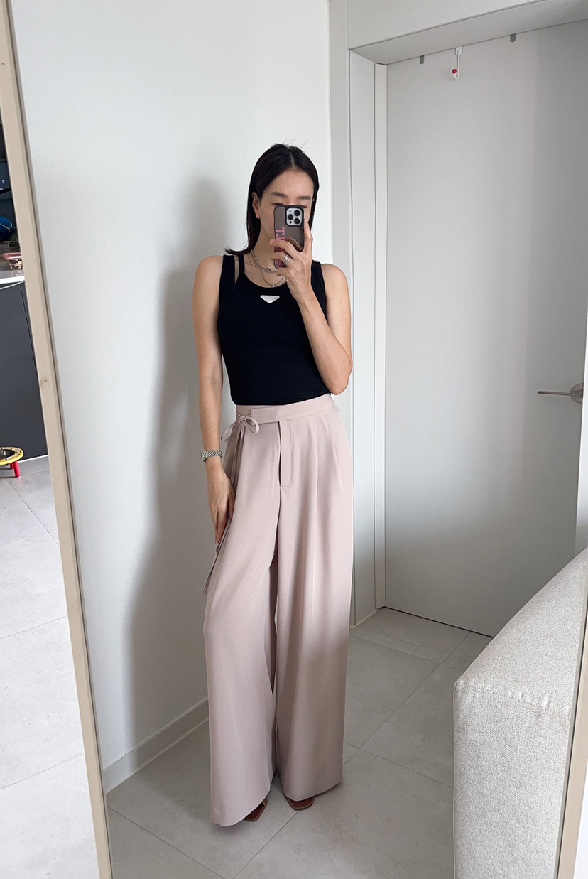 SOUIT韓國代購女士新品休閑熱賣真品人氣推薦職業26春夏休閑褲SOUIT by mabel-L休閑褲